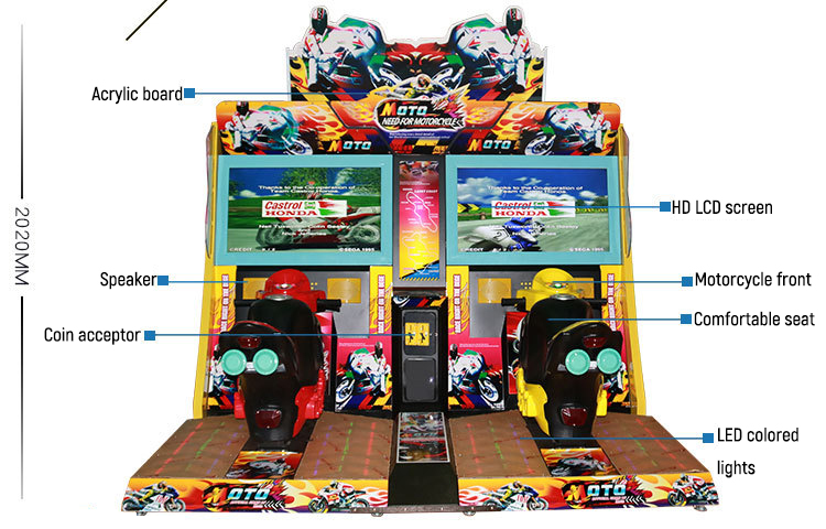 Race Car Arcade Game For Theme Park