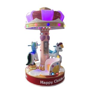 3 players Mini Carousel Ride For Sale