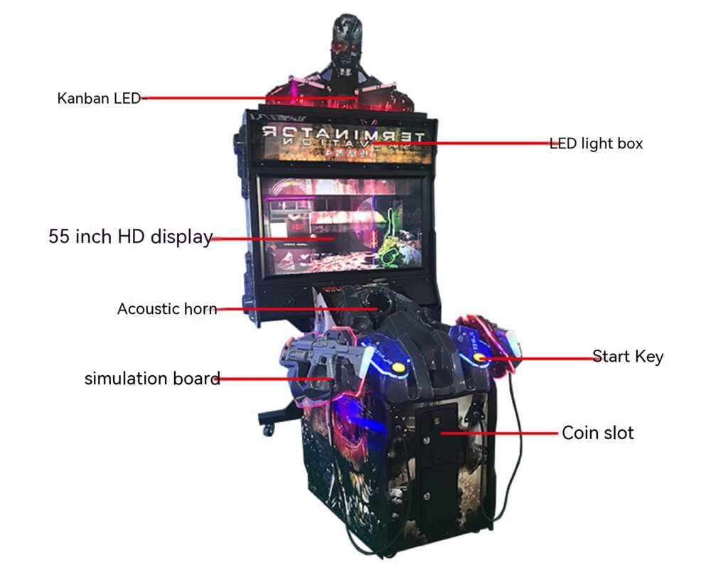 Terminator Salvation Arcade Game Machine